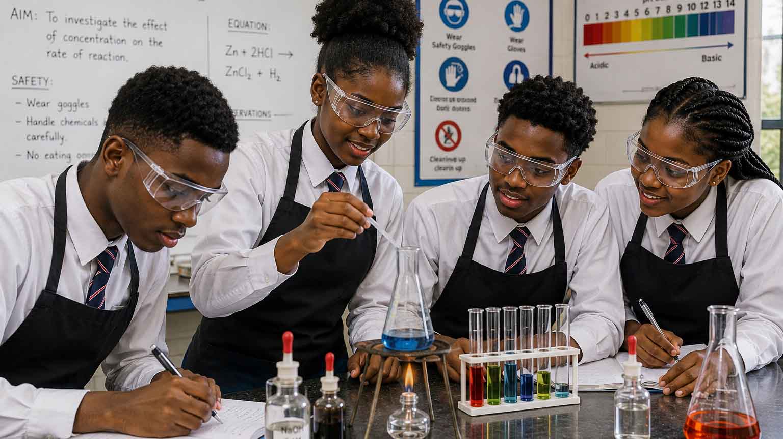 Chemistry Practical in Progress