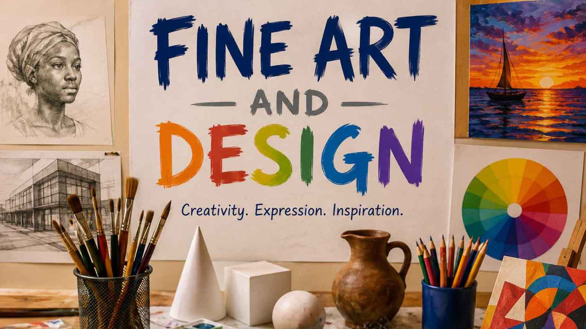 Fine Art and Design Banner
